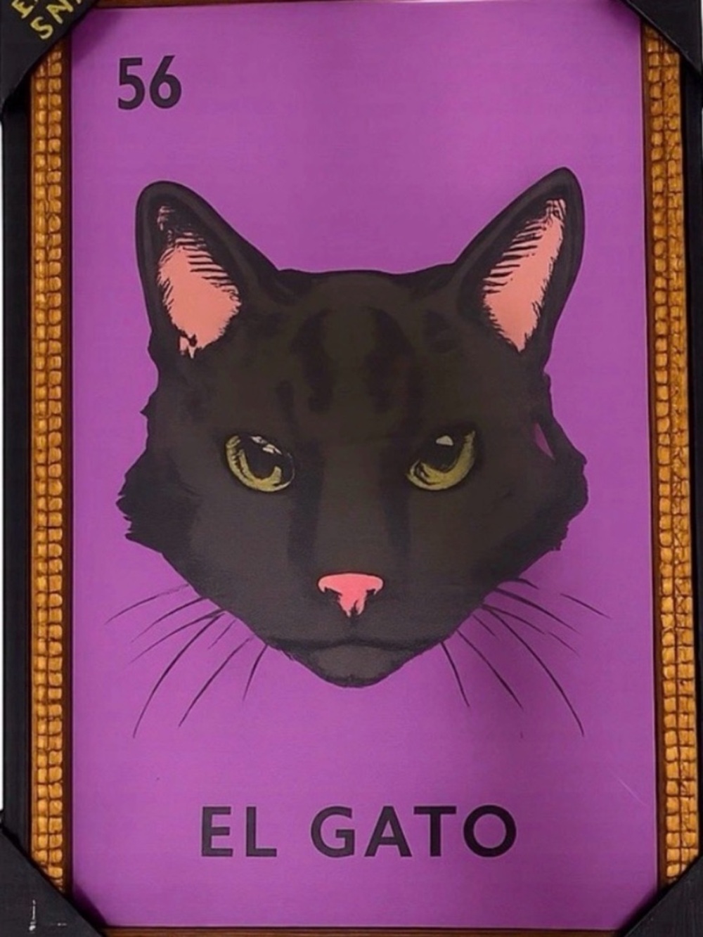 El Gato Wall Art Print - Sapna Shah Loteria